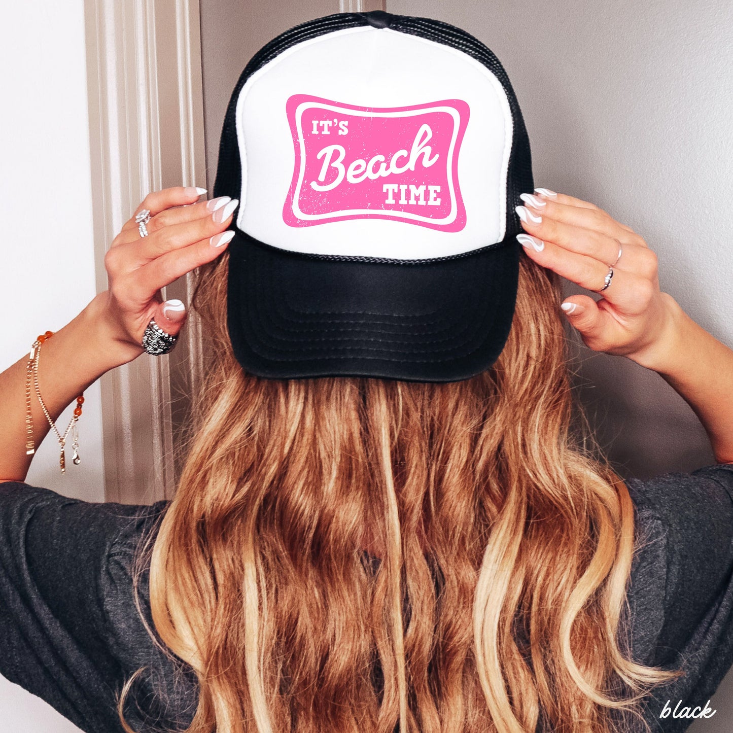 It's Beach Time Trucker Hat