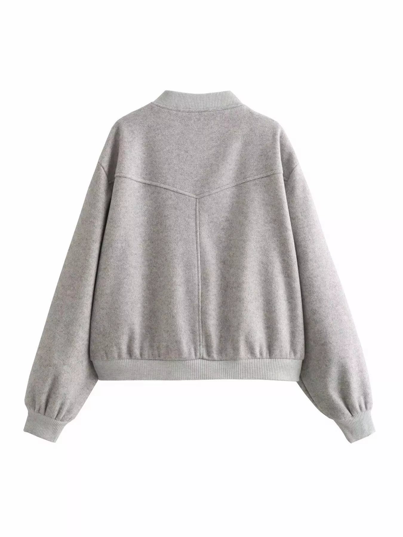 Snap Down Cropped Jacket