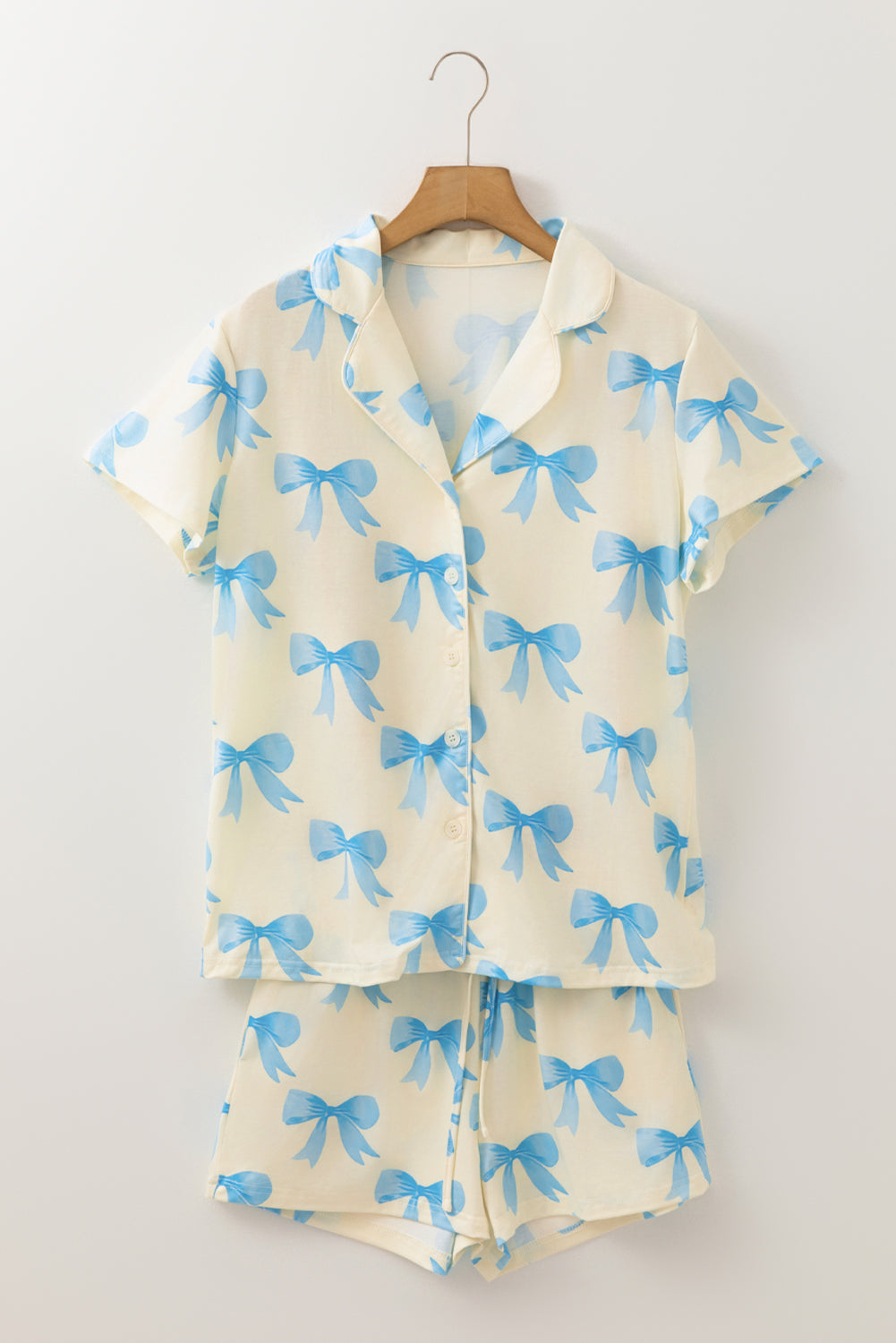 Kenna Bow Print Pajama Set