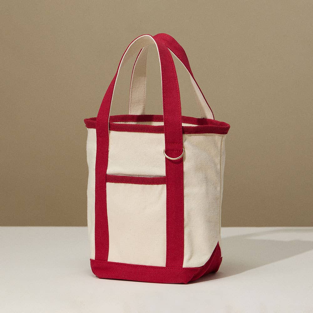 Small Canvas Boat Tote
