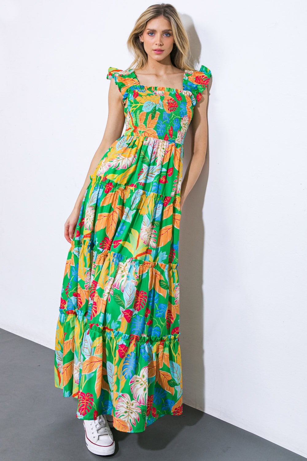 Beach Date Woven Maxi Dress