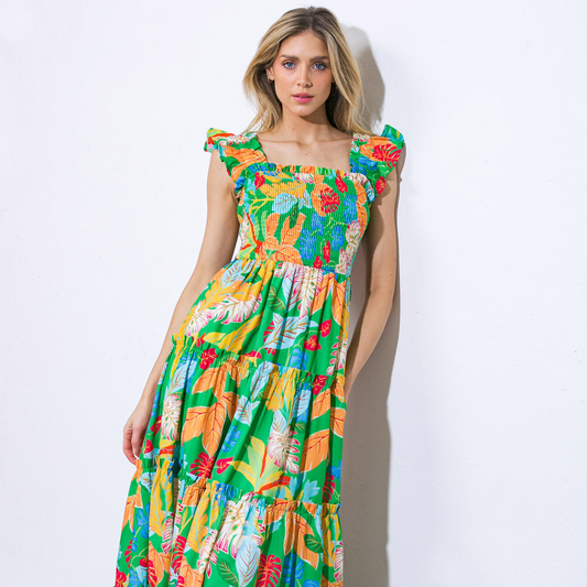 Beach Date Woven Maxi Dress