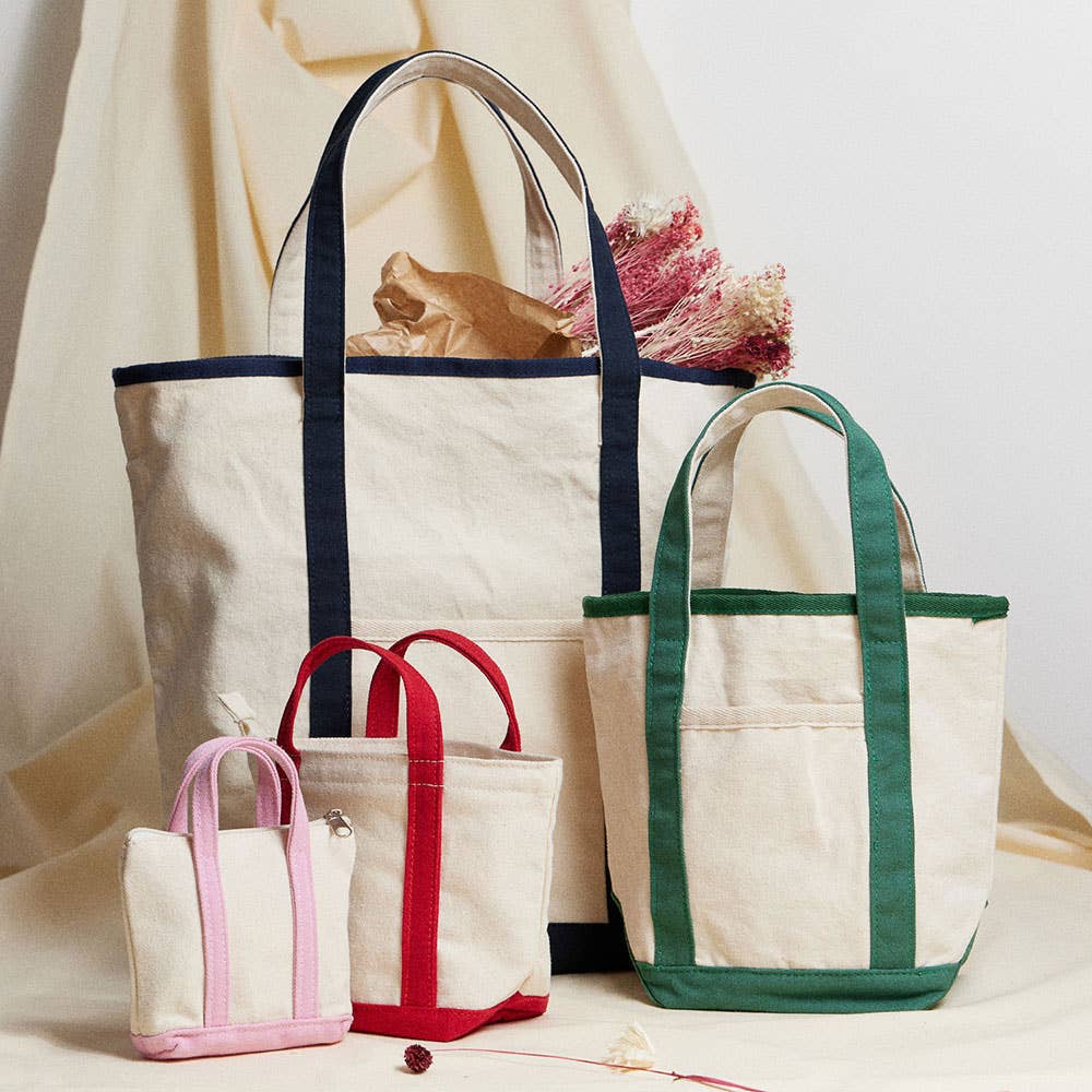 Small Canvas Boat Tote