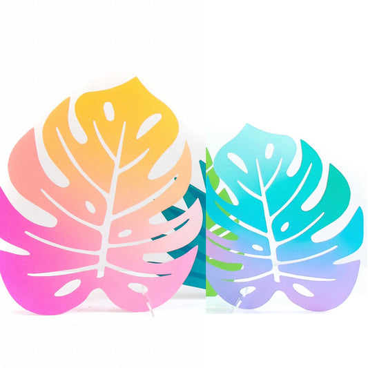 Large Acrylic Palm Leaves