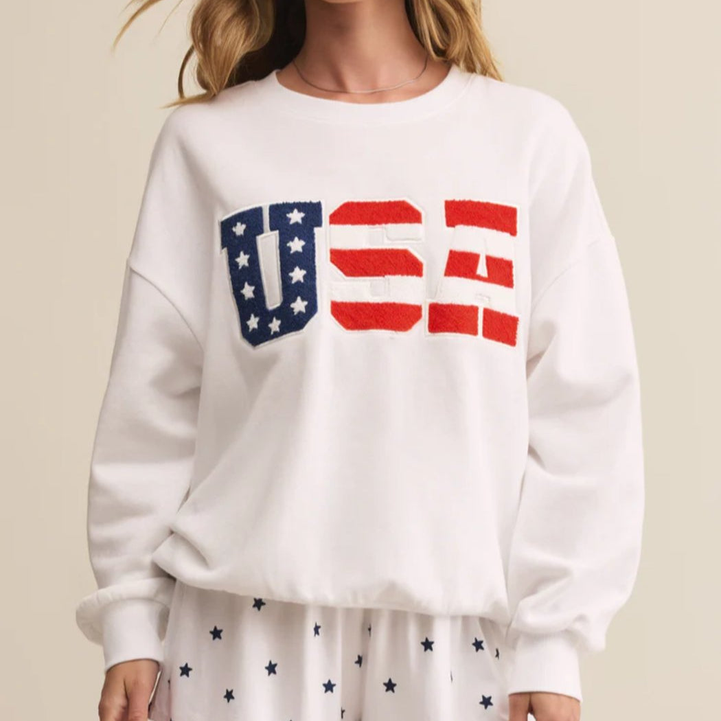 Oversized USA Sweatshirt