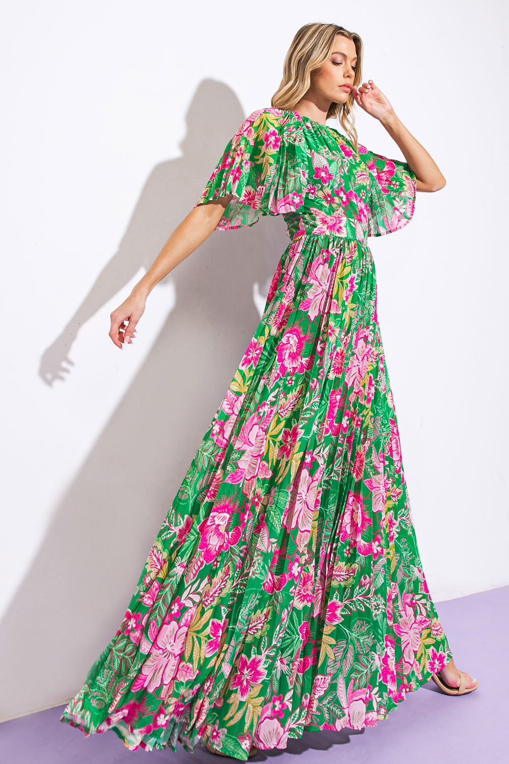 Modern Revival Woven Maxi Dress