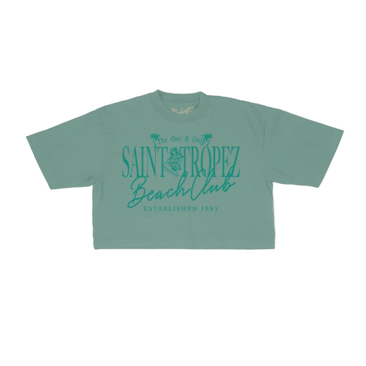St. Tropez Beach Club Cropped T-Shirt